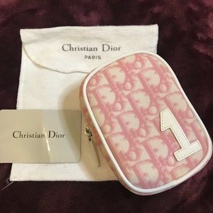 CHRISTIAN DIOR Diorissimo pink pouch